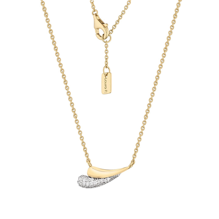 Collana ali zirconi bianchi